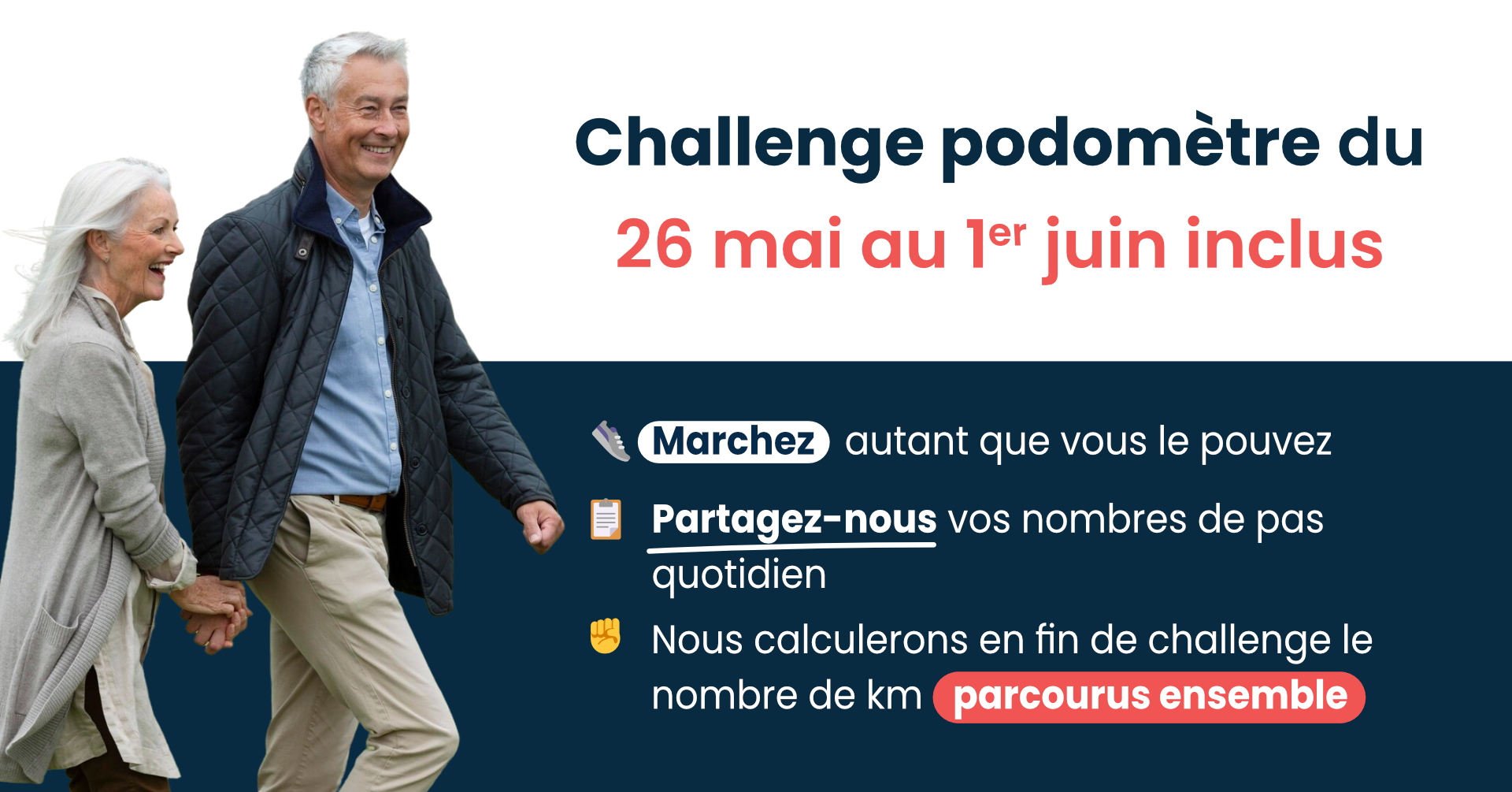 Challenge Podomètre